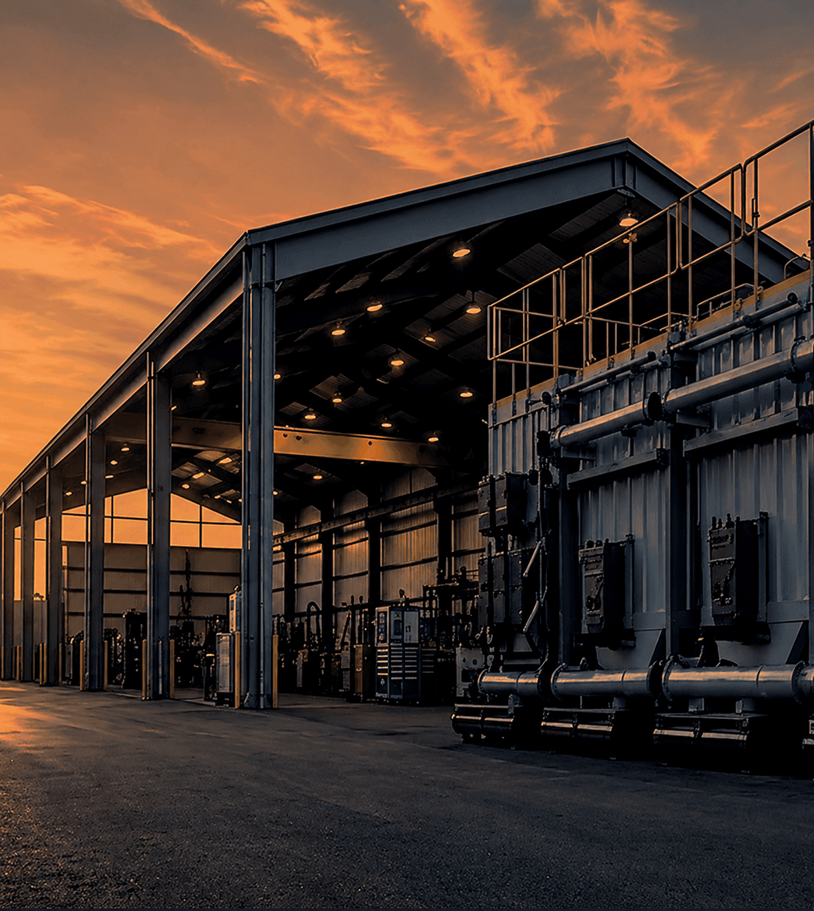 SETCCO plant at dusk