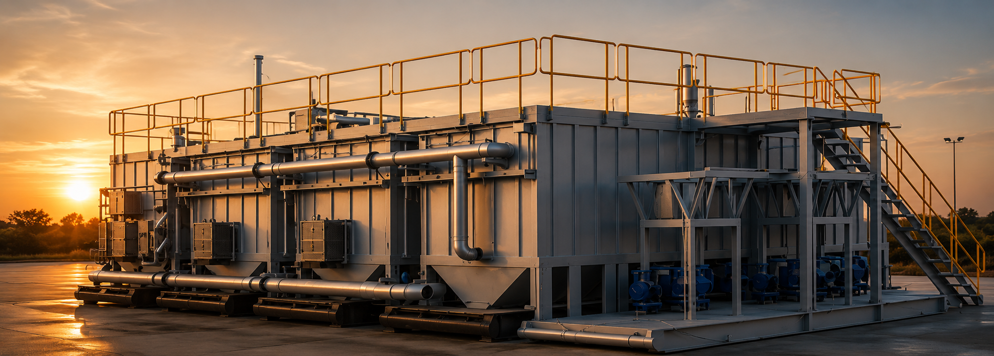 SETCCO yard at dusk