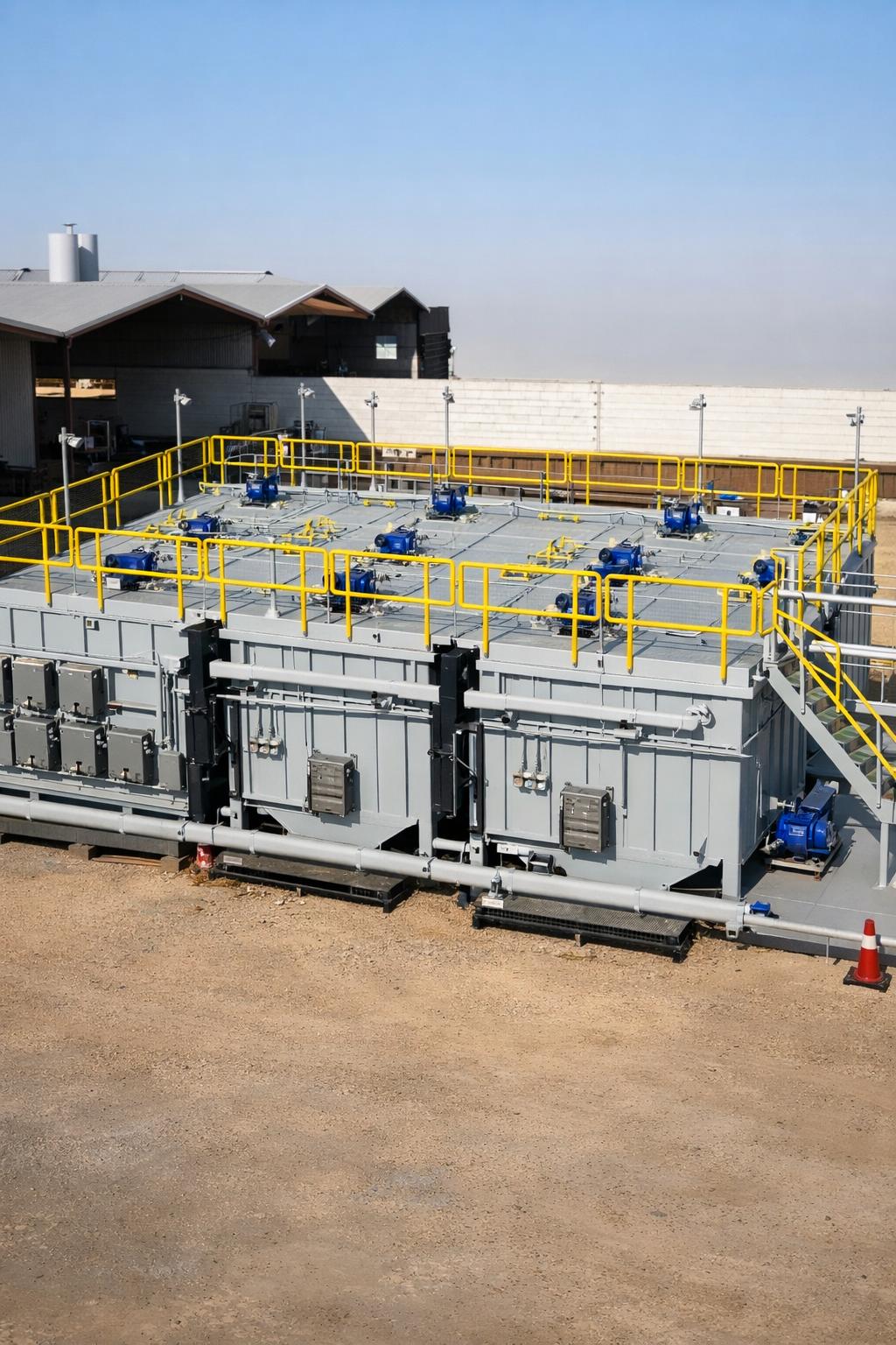 Mud system — tanks and platforms — fabrication