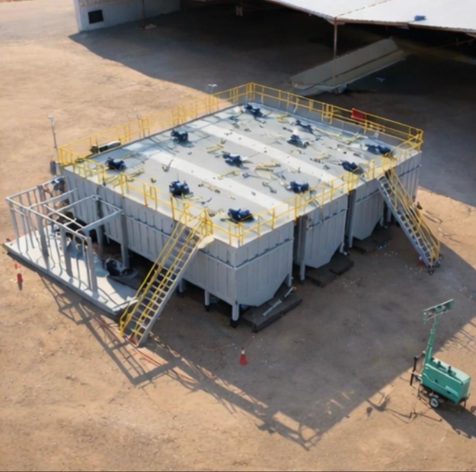 Mud system — tanks and platforms — assembly
