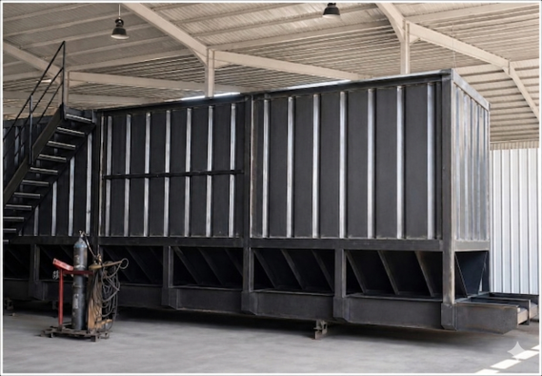 Completed 1,500 BBL cement system