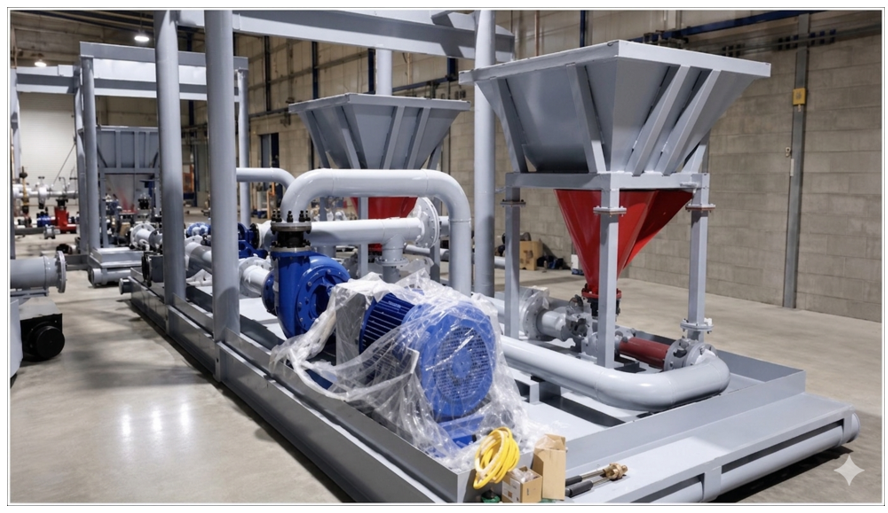 Super sack handling system — detail