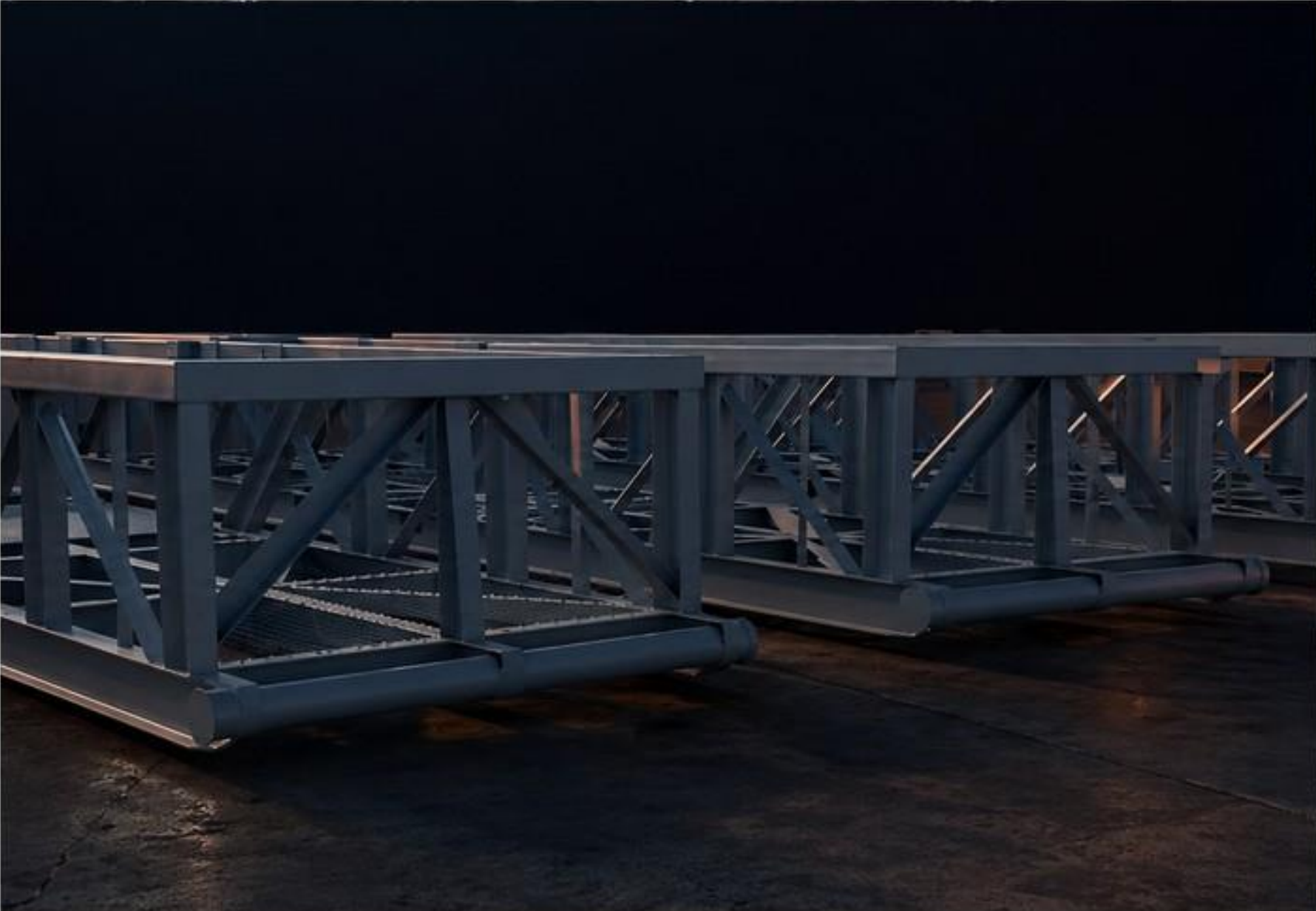 Steel materials and sections held in stock
