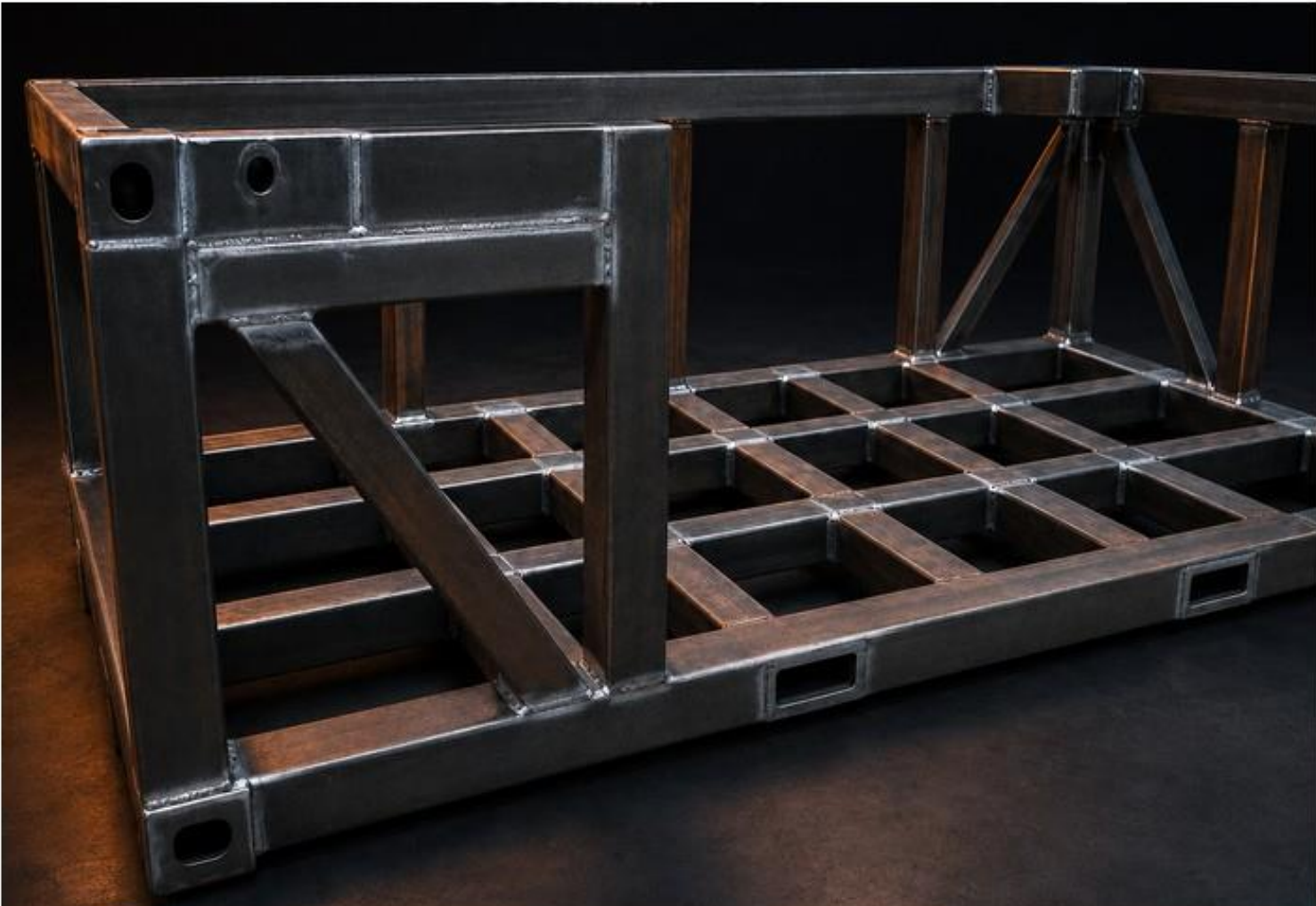 DNV-certified basket — fabrication