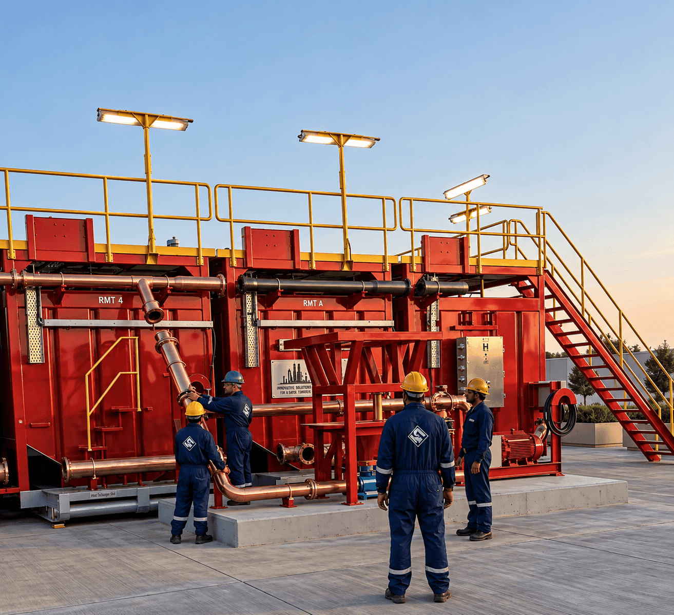 Completed 6,000 BBL mud system